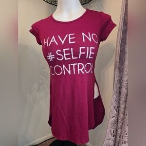 Women's Burgundy Graphic Tee